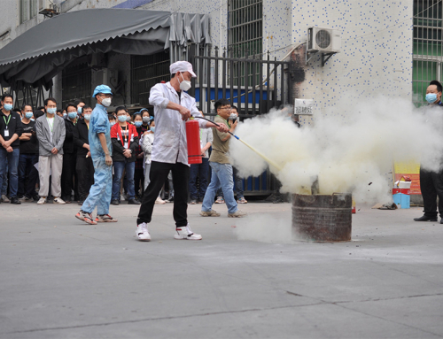 Fire fighting practice on Jan 15th